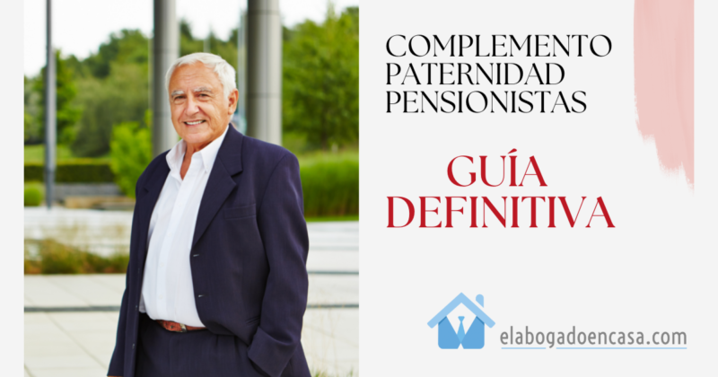 complemento paternidad pension